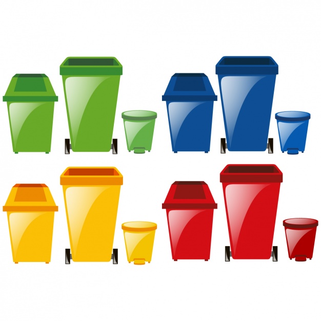 سطل زباله پلاستیکی ناصر
