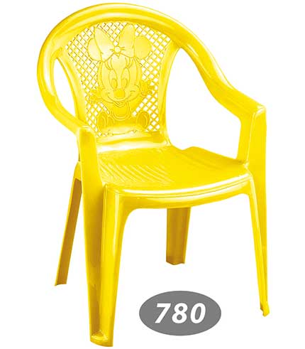 صندلی کودک ناصر پلاستیک 780 زرد