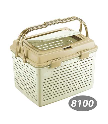 سبد پیک نیک گلریز 2 ناصر پلاستیک - کرم