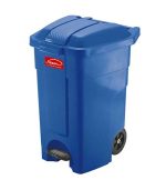 سطل پدالی چرخدار 5000 - آبی