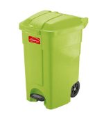 سطل پدالی چرخدار 5000 - سبز