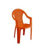 صندلی پلاستیکی بزرگ دسته دار 812 نارنجی