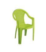 صندلی پلاستیکی بزرگ دسته دار 812 سبز روشن