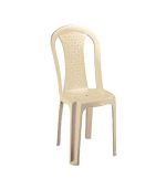 صندلی پلاستیکی بدون دسته 842 کرم روشن