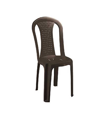 صندلی پلاستیکی بدون دسته 842 قهوه ای