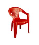 صندلی پلاستیکی بزرگ دسته دار 868 قرمز