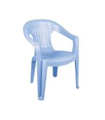 صندلی پلاستیکی بزرگ دسته دار 868 آبی روشن