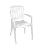 صندلی پلاستیکی دسته دار 886 سفید