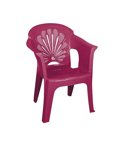 صندلی پلاستیکی دسته دار 888 بنفش