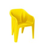 صندلی پلاستیکی دسته دار 889 زرد
