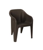 صندلی پلاستیکی دسته دار 889 قهوه ای