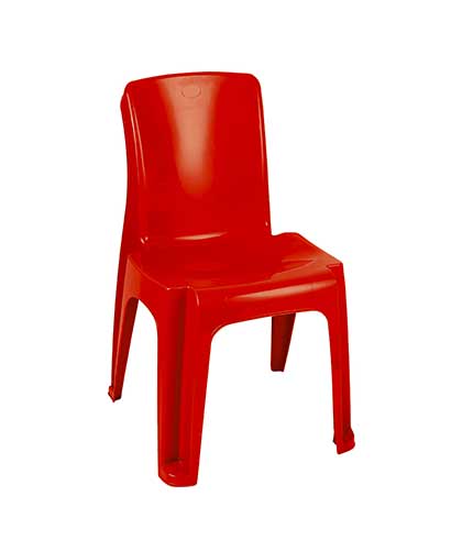 صندلی پلاستیکی بدون دسته 946 قرمز