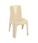 صندلی پلاستیکی بدون دسته 946 کرم روشن