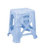 چهارپایه پلاستیکی ترمه 1117 آبی روشن