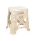 چهارپایه پلاستیکی ترمه 1117 کرم