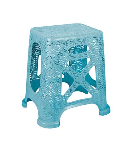 چهارپایه پلاستیکی ترمه 1117 آبی