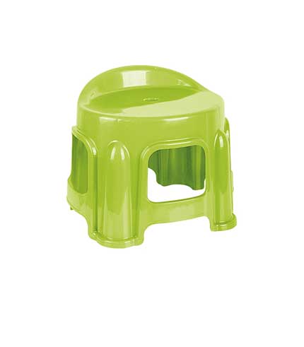 چهارپایه پلاستیکی پشتی دار 1211 سبز