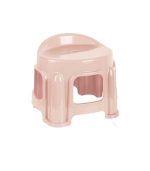 چهارپایه پلاستیکی پشتی دار 1212 صورتی