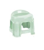 چهارپایه پلاستیکی پشتی دار 1212 سبز روشن