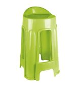 چهارپایه پلاستیکی پشتی دار 1214 سبز