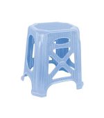 چهارپایه پلاستیکی بلند گلدیس آبی تیره