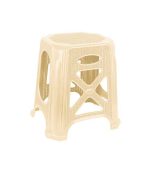 چهارپایه پلاستیکی بلند گلدیس کرم