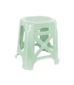 چهارپایه پلاستیکی بلند گلدیس سبز