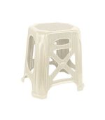 چهارپایه پلاستیکی بلند گلدیس شیری