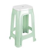 چهارپایه پلاستیکی دو رنگ 1418 سبز روشن