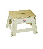 چهارپایه پلاستیکی تاشو 515 کرم