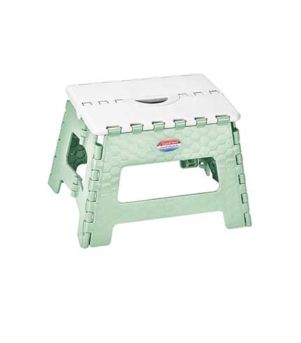 چهارپایه پلاستیکی تاشو 515 سبز روشن