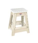 چهارپایه پلاستیکی تاشو 518 شیری