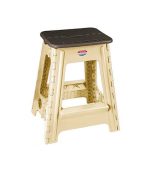 چهارپایه پلاستیکی تاشو 518 قهوه ای