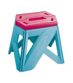 چهارپایه پلاستیکی تاشو مدل 617 آبی