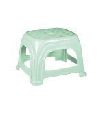 چهارپایه پلاستیکی حصیری کوتاه مدل 819 سبز روشن