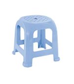 چهارپایه پلاستیکی حصیری مدل 861 آبی