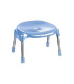 چهارپایه پلاستیکی پایه فلزی مدل 862 آبی روشن