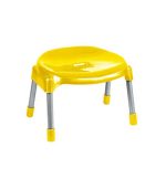 چهارپایه پلاستیکی پایه فلزی مدل 862 زرد