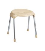 چهارپایه پلاستیکی پایه فلزی مدل 863 کرم