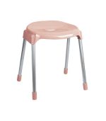 چهارپایه پلاستیکی پایه فلزی مدل 863 صورتی