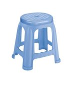 چهارپایه پلاستیکی دو رنگ بلند 917 آبی