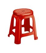 چهارپایه پلاستیکی دو رنگ بلند 917 قرمز