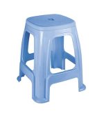 چهارپایه پلاستیکی دو رنگ 918 ابی