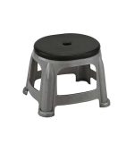 چهارپایه پلاستیکی کوتاه دو رنگ 919 طوسی