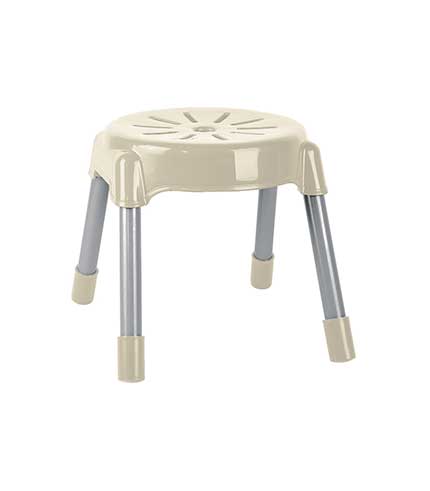 چهارپایه پلاستیکی پایه فلزی مدل 962 شیری