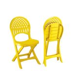 صندلی پلاستیکی تاشو 857 زرد