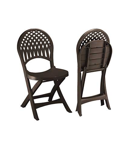 صندلی پلاستیکی تاشو 857 قهوه ای