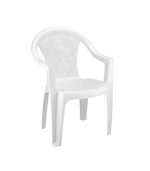 صندلی پلاستیکی دسته دار 872 سفید