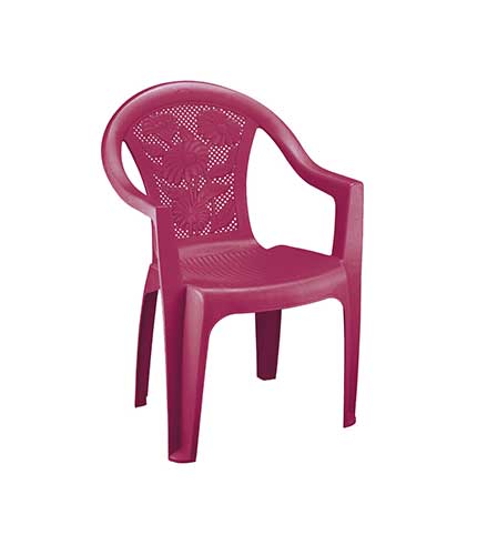 صندلی پلاستیکی دسته دار 872 بنفش