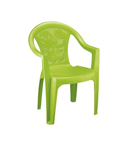 صندلی پلاستیکی دسته دار 872 سبز روشن